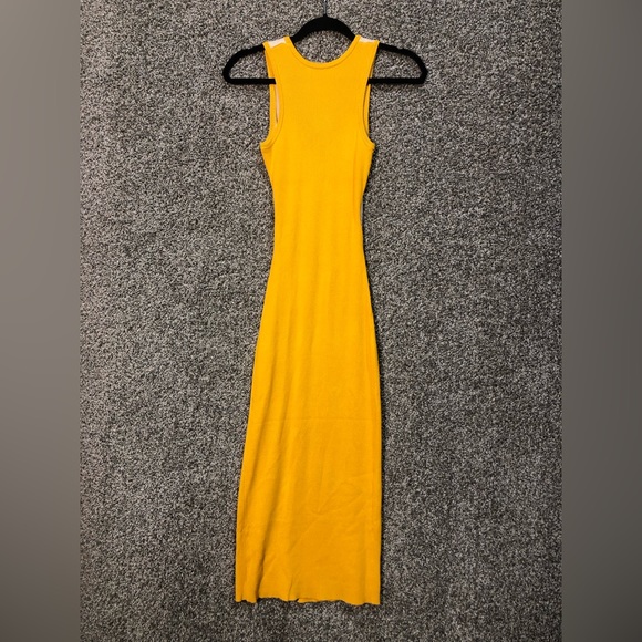 NWOT Midi Bodycon Sweater Dress with Slit Size Small - Picture 5 of 7